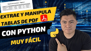 Python: Cómo extraer tablas de PDF paso a paso ( pdfplumber + Pandas)