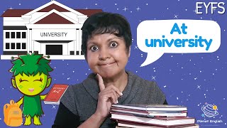 at university eyfs vocabulary for kids