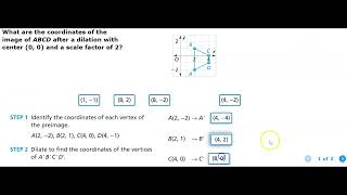 9-4 Describe Dilations