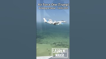 Nikaia Aviation⁴ᴷ - Rare Video Air Force One Landing Boeing 747-200 #aviation #aviationlovers