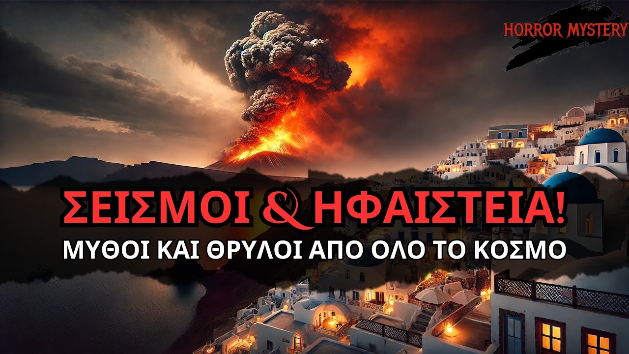 Σεισμοί Και Ηφαίστεια - Από Τη Σαντορίνη Στην Ιαπωνία, Μύθοι Από Όλο Τον Κόσμο | Horror Mystery