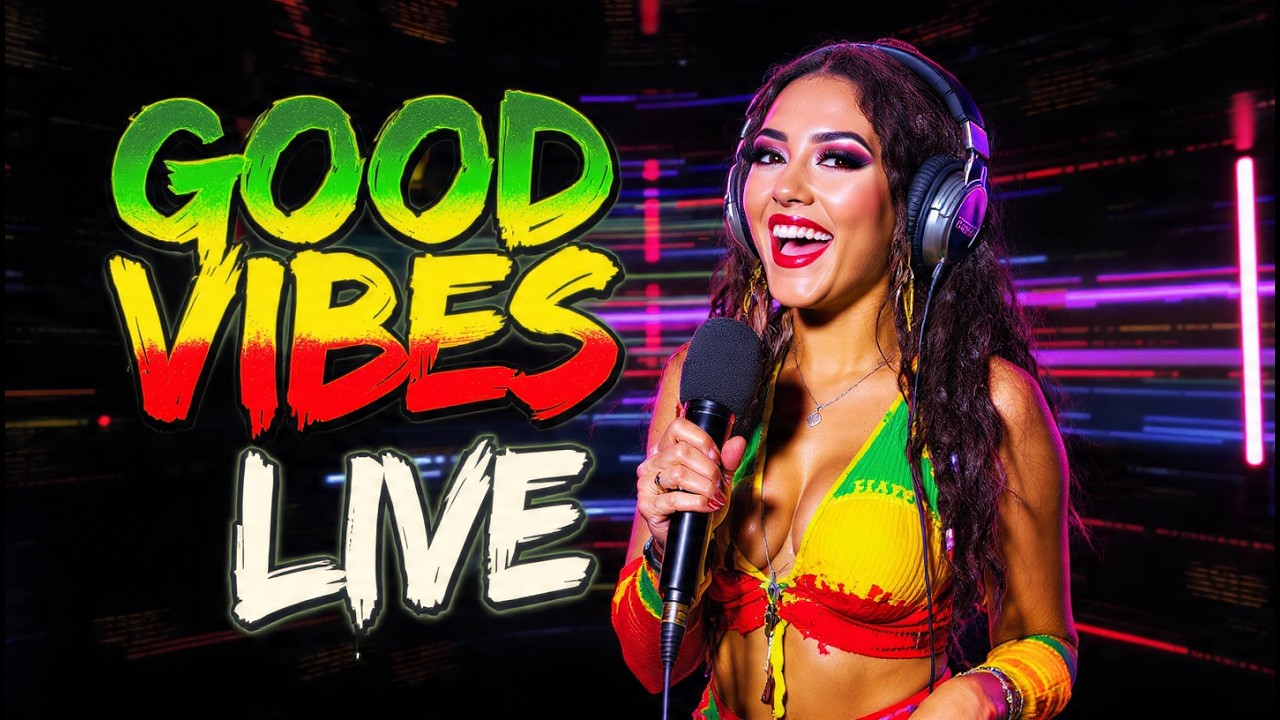 LIVE Caribbean Reggae 24/7 🌴 Smooth Island Chill for Beach Bars & Cafe Vibes