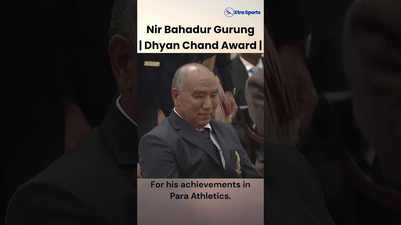 Nir Bahadur Gurung (Para Athletics) conferred with Major Dhyan Chand Lifetime Achievement