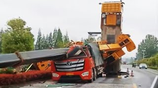 20 Dangerous Biggest Excavator, Truck & Car Driving Skills - Excavator Disaster, Truck & Car Fails