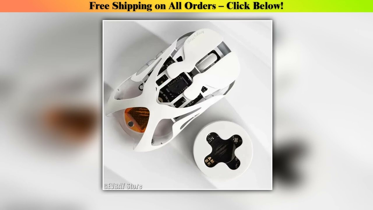 Tri Mode Wireless Mouse Angry Miao AM Infinity Mouse Paw3950 8000Hz Lightweight Hollow Out