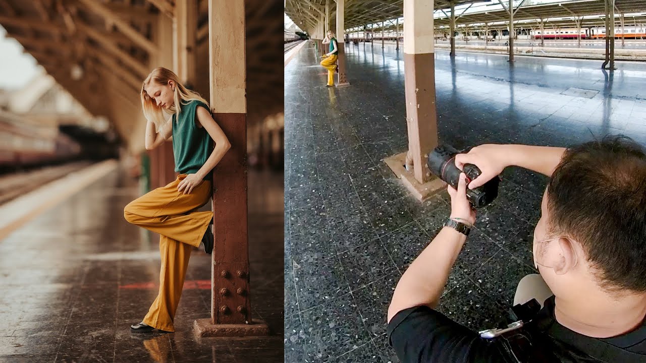 Morning Photoshoot at Bangkok's Central Railway Station