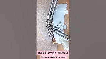 The Best Way to Remove Grown-Out Lashes #lashes #eyelashextensions #lashextensions
