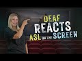 ASL in Movies and TV | Deaf Reacts