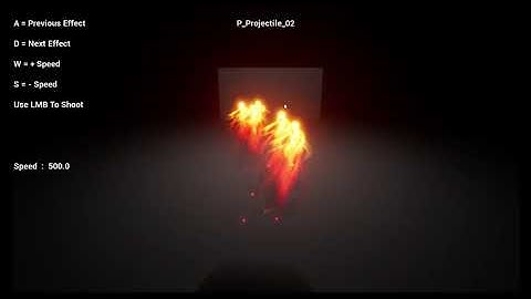 Stylized Projectiles V2  Demo UE4