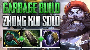 BIG BRAIN GARBAGE BUILD! Zhong Kui Solo Gameplay (SMITE Conquest)