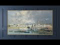 Summer harbour landscape  vintage art for tv  2 hours of steady painting  the summer collection