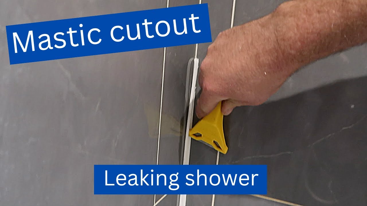 Cut out old mastic YouTube