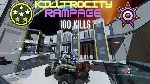 Halo 4 btb Panic Station Extraction 2-Site Killtrocity Rampage 100/30/11