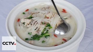 Сельский суп с кусочками редьки Сельский суп с кусочками редьки