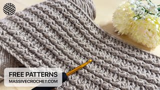 SUPER EASY & FAST Crochet Pattern for Beginners! ⚡️ SENSATIONAL Crochet Stitch for Blankets and Bags by Massive Crochet 4,302 views 3 weeks ago 13 minutes, 39 seconds