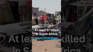 Dozens killed in two separate mass shootings in South Africa | DW News