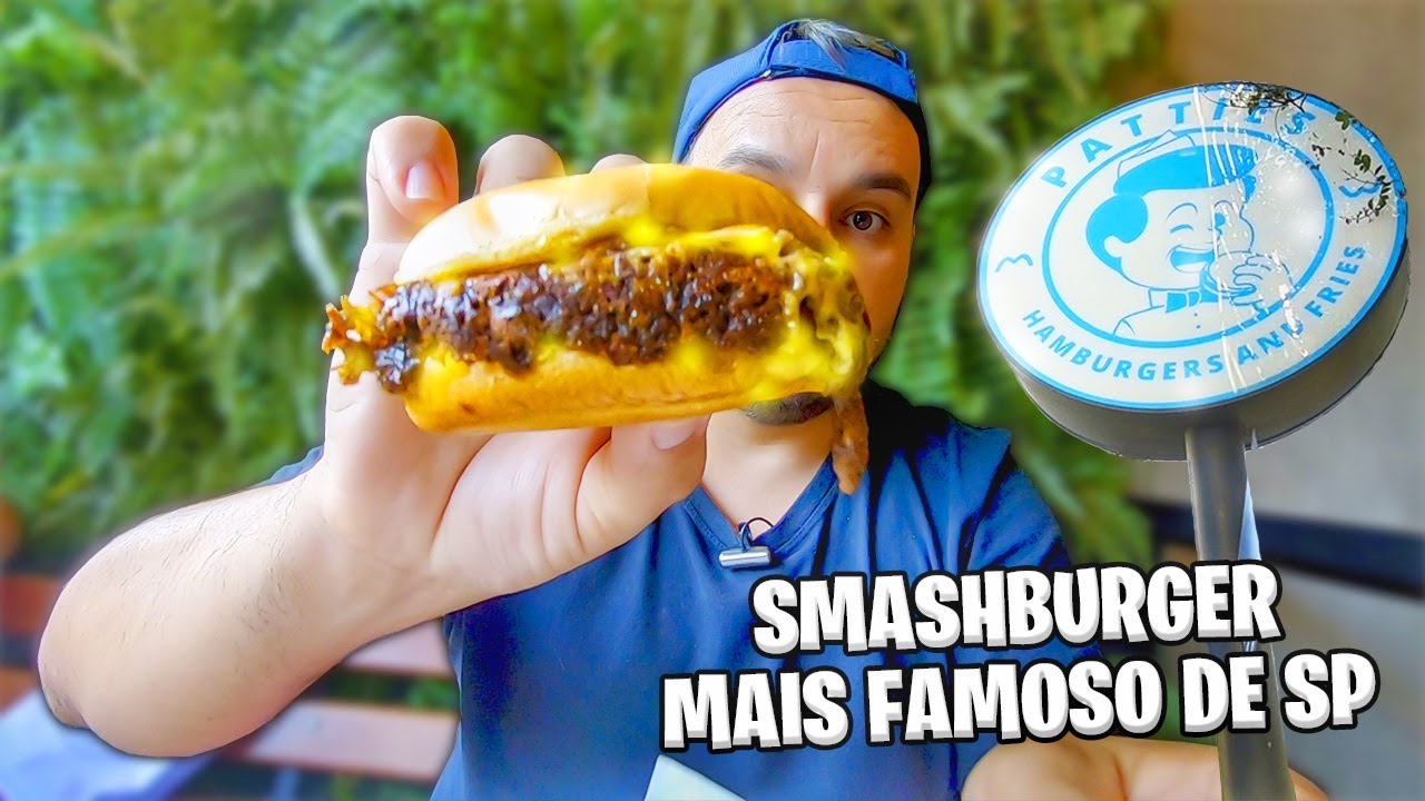 SMASHBURGER MAIS FAMOSO DE SÃO PAULO PATTIES BURGER HAMBURGUER COMO