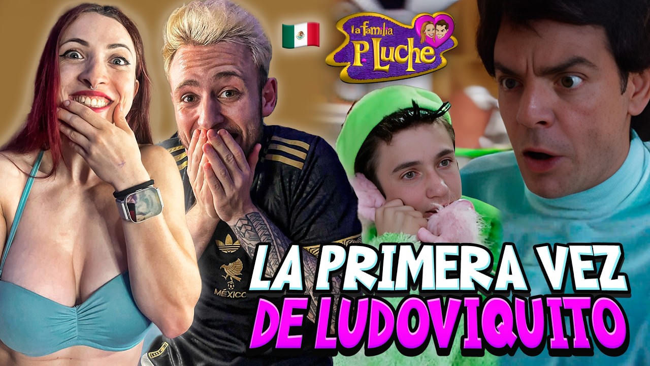ESPAÑOLES REACCIONAN a LA FAMILIA PELUCHE - LA PRIMERA VEZ DE LUDOVIQUITO -