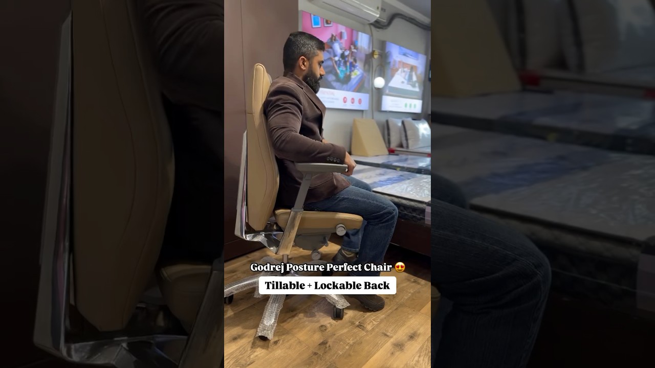 Godrej Ergonomic Posture Perfect Luxury Office Chair ✨✅☎️8587991357