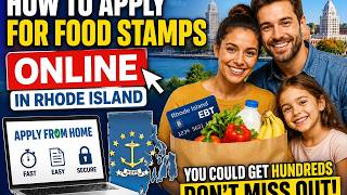 How to apply for food stamps online in Rhode Island