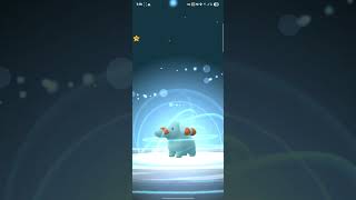 Evolving phanpy into Donphan #pokemongo #pokemongopvp #pokemongoraid #pokemongoshinies #shinypokemon