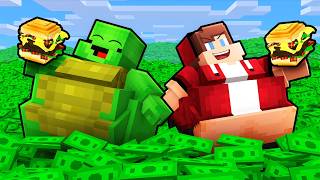 Mikey and JJ FAT = MONEY in Minecraft - Maizen