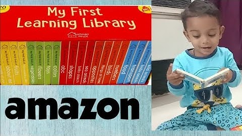 Unboxing my babies 1st learning book | My First Learning Library 20 Board Books Gift Set for Kids