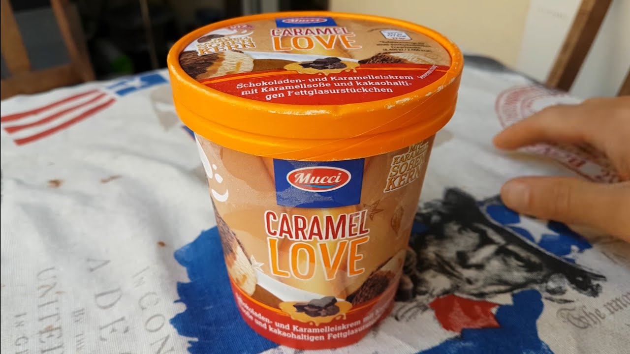 ALDI (Mucci) Karamel Love Eiscreme | Test | FoodLoaf - YouTube