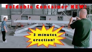 New Invention | The Versatility of Foldable Flat-pack Container Houses | Canton's First Quality
