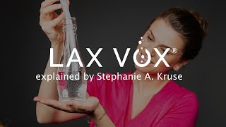 3 LAX VOX® Schläuche zur Regeneration und Training der Stimme (blau)
