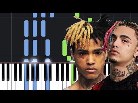 XXXTENTACION & Lil Pump ft. Maluma & Swae Lee - Arms Around You Piano Tutorial