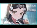 【描いてみた】オリジナル女の子【デジタルイラストメイキング】