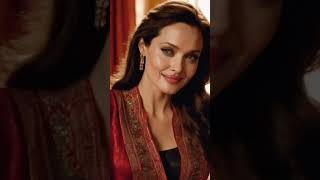 Angelina jolie wearing beautiful kurta pajama aifashionshow beautiful fashion viral