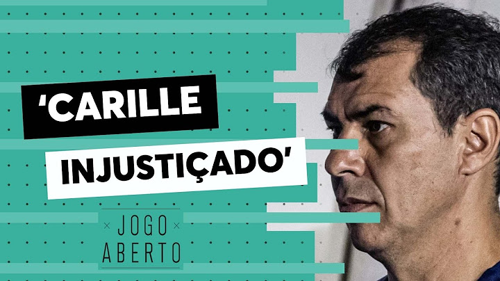 Demissão de Carille no Santos foi injusta, afirma Ronaldo Giovaneli