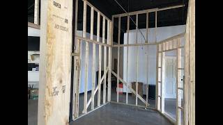 Custom Wall Construction Inside Steel Erect Building | 1 Handy Craftsman near Olive Branch, MS.