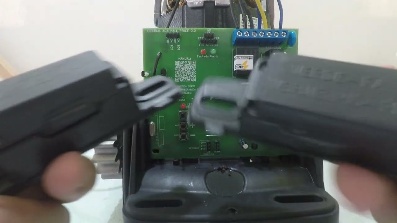 4 - Gravação tempo de percurso - Instalação central Acton Hall em motor Rossi