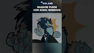 SHADOW PUEDE CON SONIC WEREHOG