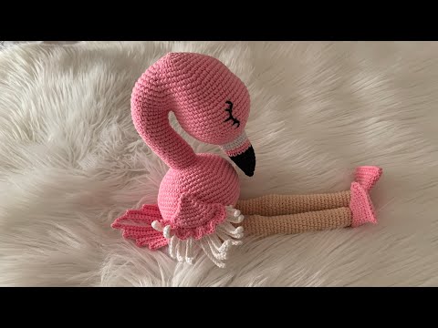 155# Amigurumi flamingo 🦩 son bölüm kanat ve kuyruk