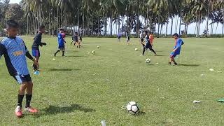 SMAN 2 TAPALANG Latihan dasar SEPAK BOLA