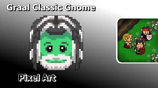 Pixel Art 3 - Graal Classic Gnome Head (First frame)