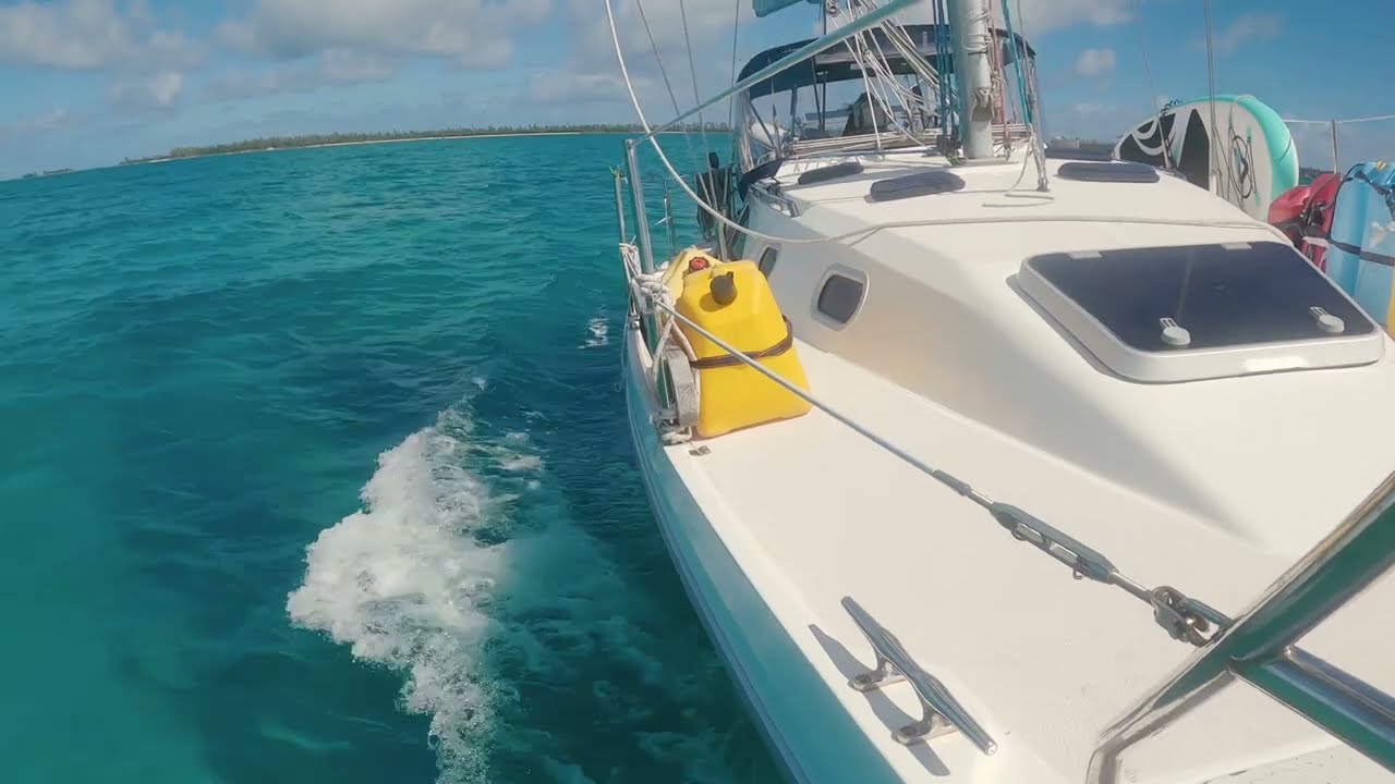 10 Minutes of Relaxing Sailing Video (Unedited) – Abacos Bahamas, Slow TV Sailing ASMR with Music