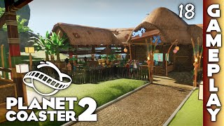 Can we MAKE our Restaurant actually sell FOOD | Planet Coaster 2 Gameplay - episode 18