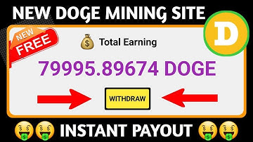 New Doge Mining Site 2025🤑Free Crypto Mining App 2025🤑 Free BTC Mining Websites 2025