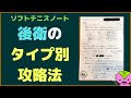【60ページ目】後衛のタイプ別攻略法【ソフトテニスノート】