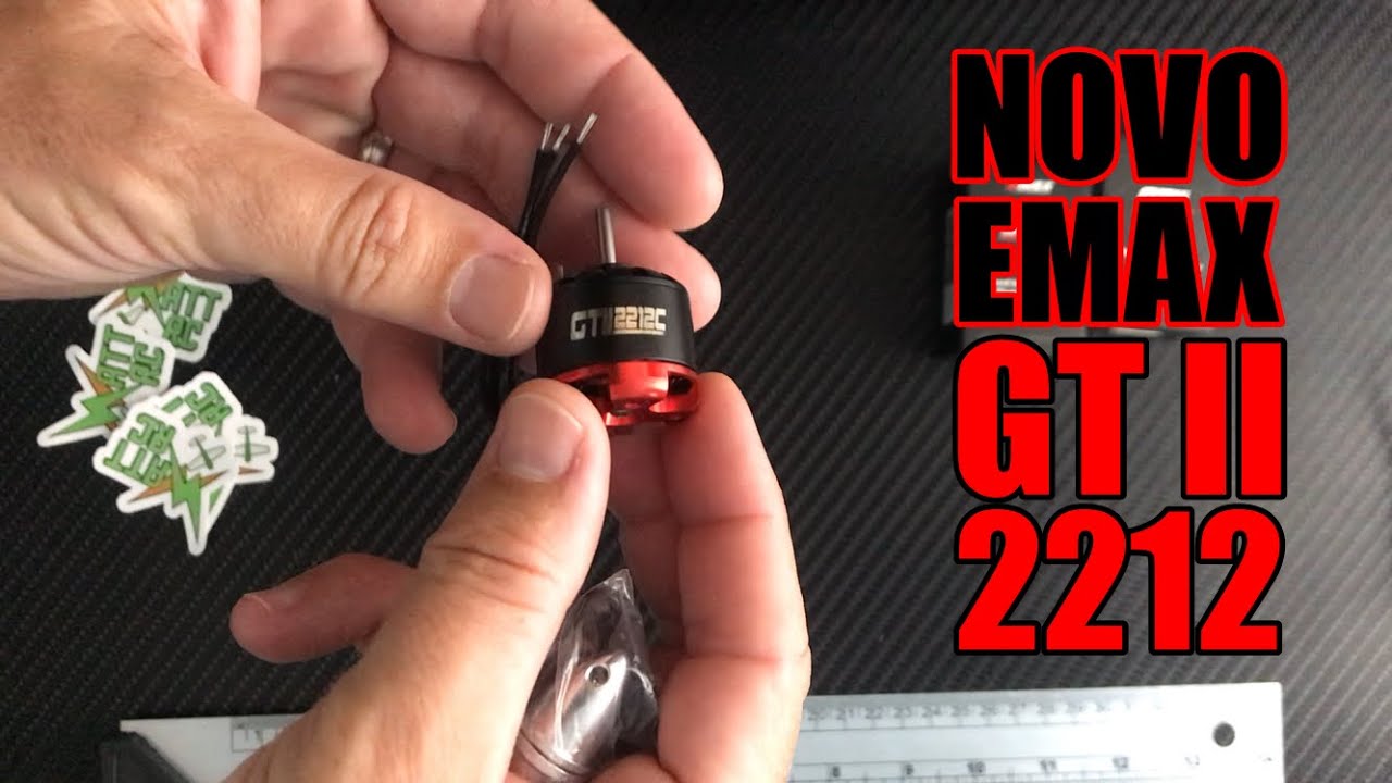 Novo Motor Emax GTII 2212C 1400KV! - YouTube