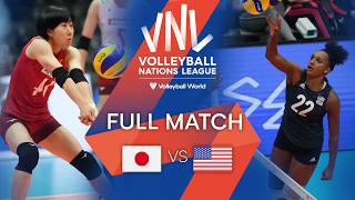 🇯🇵 JPN vs. 🇺🇸 USA - Full Match | Women’s VNL 2019