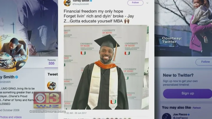 Torrey Smith Graduates From MBA Program At Univers...