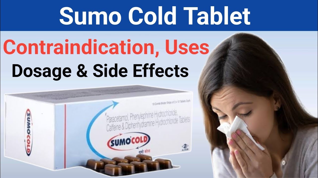 Sumo cold tablet hindi || sumo cold tablet uses in hindi |Drx Rabbani