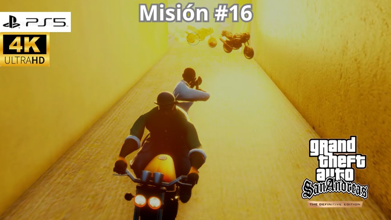 Grand Theft Auto San Andreas Definitive Edition PS5 - Misión #16 - Just Business (4K)