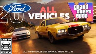 GTA 6 | All Ford New Vehicles REVEALED Vs Real Life Models screenshot 4
